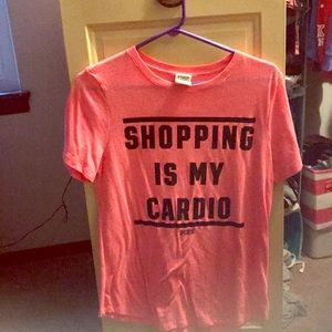 Pink short sleeve tee